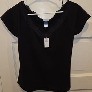 Old Navy Elegant Black Lace Blouse.  Brand New With Tags. Size L.